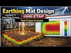 Lecture 71 Ground Grid Studies Using Etap | Real Project