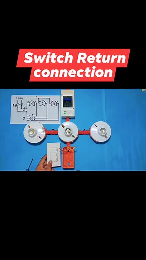 16K views · 510 reactions | Switch Return Connection #electricalwiringtutorial #viralreels #everyone #reels #fbreels #reelsvideo #viral #knowledge #followers | Electrical Tutorial | Facebook