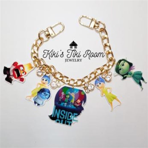 INSIDE OUT Small Bag Chain / Keychain Clips/ Theme Park Bag Chain/ Purse Dangle/ Bag Accessories/ Women Handbag Chain/ Purse Chain - Etsy