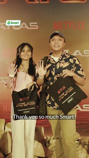 Lucky Smart Postpaid subscribers got to watch Netflix’s ATLAS starring Jennifer Lopez on the big screen before it premiered to the rest of the world! ATLAS is now streaming only on Netflix. Watch it with other movies and series on your Netflix subscription while on Smart Signature Plans Get on Smart Postpaid for more exclusive savings, perks, and events! Learn more about #SmartNetflix at: https://smart.com.ph/netflix