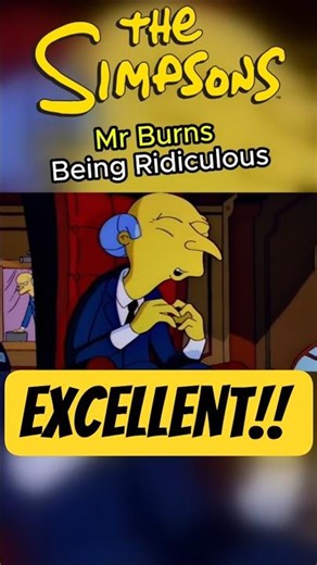 Mr Burns Being Unintentionally Funny 💀 #thesimpsons #viral