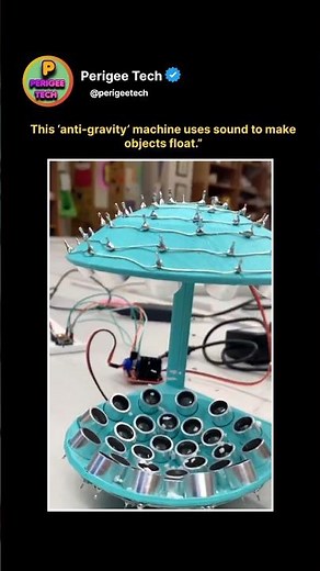 Real Anti-Gravity Machine Using Sound? 🤯#shorts #science #technology #physics #acoustics