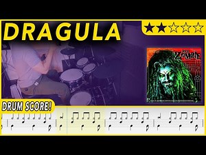 Dragula - Rob Zombie | DRUM SCORE Sheet Music | #367 DRUMSCRIBE