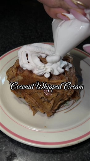 -Coconut Whipped Cream🤍✨ #coconutwhippingcream #coconutrecipes #dairyfreerecipes #nycchef
