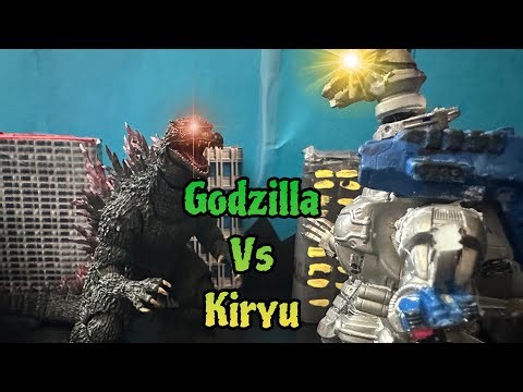 Godzilla vs kiryu (epic stopmotion battle)