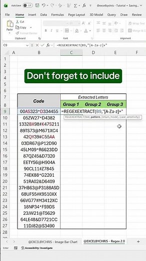 How to use Regex Extract to extract data in Excel! #excel #regex #dataextraction
