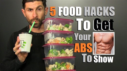 TOP 5 Food Hacks To Get Your ABS To Show (FAST)