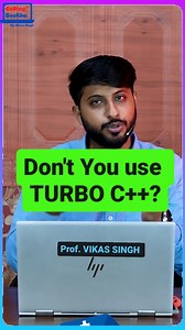 202K views · 376 reactions | TurboC++ is outdated software? By Vikas Singh Sir #preparation #interview #coding #computer #computerscience #cprogramming #java #cpp | CoDing SeeKho | Facebook