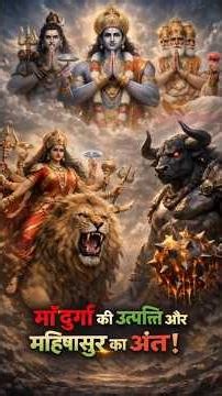 Navratri Special : Maa Durga's Terrible Battle | Maa Durga vs Mahishasura | Durga Origin Story #d...
