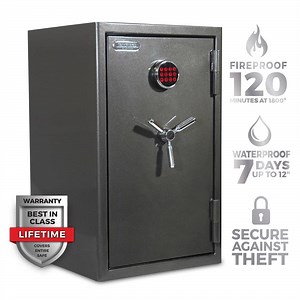 Reviews for SANCTUARY Platinum 4.98 cu. ft. Fireproof/Waterproof Home and Office Safe w/Electronic Lock Dark Gray Metallic Finish | Pg 1 - The Home Depot