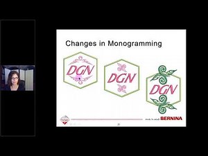 BERNINA Embroidery Software 8.2 - The Details of Monogramming