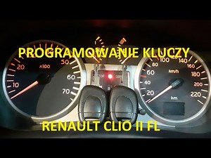 Renault Clio 2 phase 2 Programowanie Kluczy DDT2000 Jak dorobić kluczyk? How to program with a key