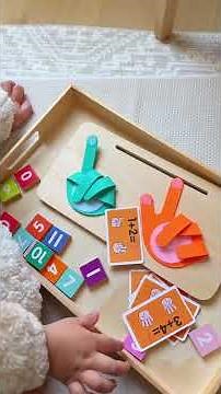 📚 Montessori Math with My 2-Year-Old