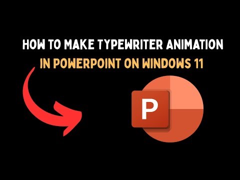 How to Make Typewriter Animation in PowerPoint on Windows 11