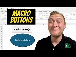 How To Create Macro Buttons In Excel