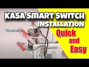 TP Link Kasa Smart Wifi Switch Installatioon and Setup (Wiring details)