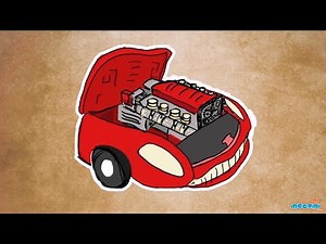 How does a Car Engine Work?- Science for Kids | Educational Videos by Mocomi