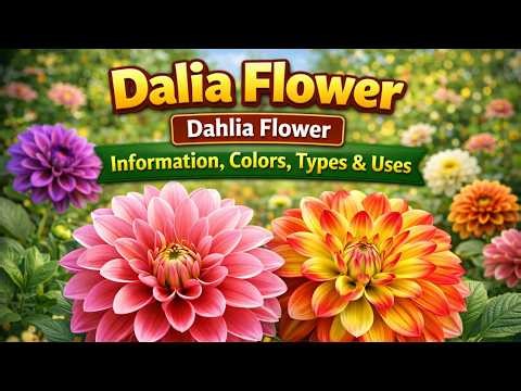 Dalia Flower | Dahlia Flower Information, Colors, Types & Uses