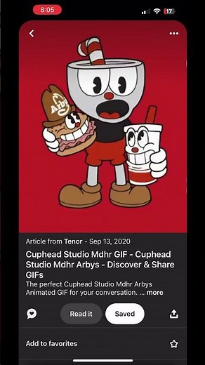 Cuphead have Arby’s