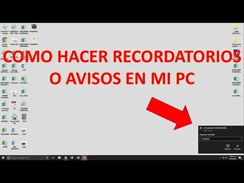 HOW TO MAKE REMINDERS OR NOTICES ON MY PC EASILY AND FAST