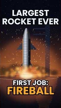 The monster rocket that just changed space travel forever 🛰️ #Starship #SpaceX #Future