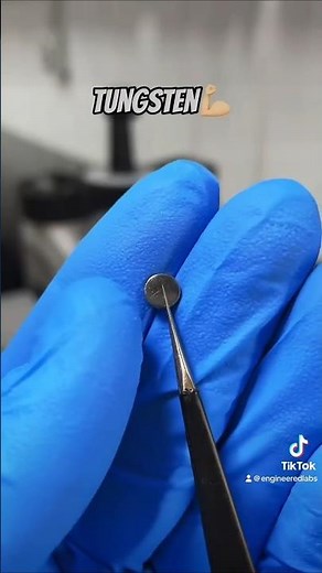 Tungsten? Give me a harder one to flatten next time…