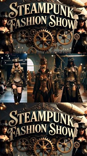 EPIC STEAMPUNK FASHION SHOW (part 1)#steampunk #fashionshow
