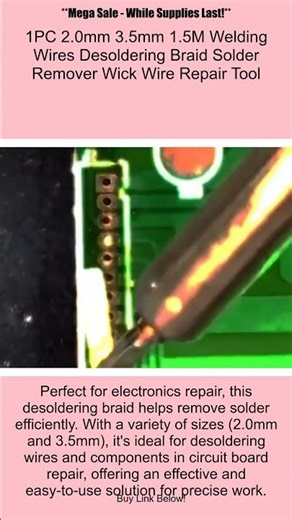 Desoldering Braid Solder Remover Wire