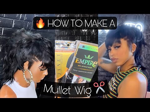 🔥HOW TO: 2023 VIRAL MULLET QUICK WEAVE | BEGINNER FRIENDLY SHORT CUT WIG ✂️