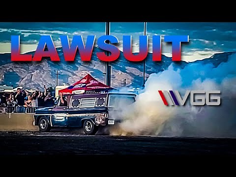 Straight 6 C10 Drag Races and Shreds Tires In Burnout Box! (Duct Tape Drags)