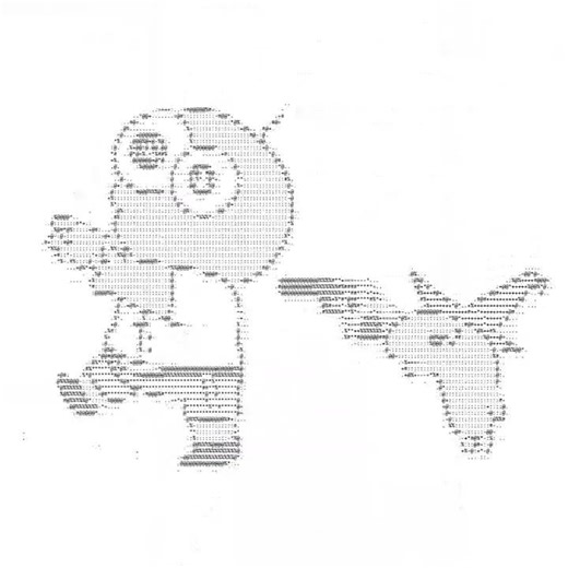 Smiling Friends in ASCII :p