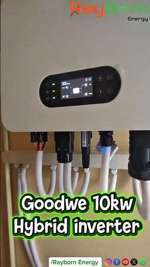10kW GoodWe Hybrid Solar System with Dyness 16kWh Lithium Battery #goodwe #dyness