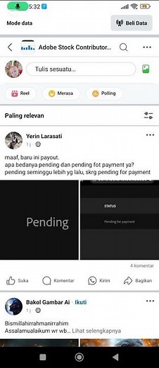 PERBEDAAN ISTILAH PAYOUT DI ADOBE STOCK PENDING ATAU PENDING FOR PAYMENT 2025