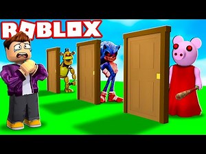 Wähle NICHT die FALSCHE HORROR TÜR in Roblox! (Sonic.Exe, Peppa Pig)