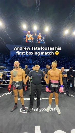 Andrew Tate looses first boxing match 🤯 | Misfits Boxing