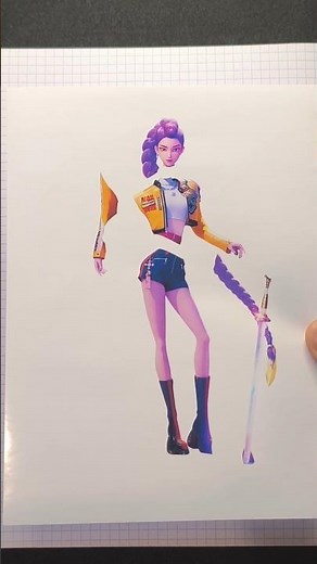 ⚔️ Rumi Puzzle! Build Rumi — the Demon Hunter! 🧩🔥#craft #diy #demonhunters