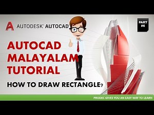 AutoCAD Malayalam Tutorial Part #6 | How to draw Rectangle