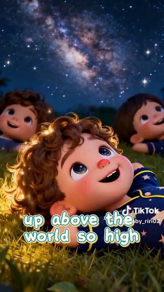 Twinkle Twinkle little Star 🌟 Baby Cartoon ✨️ 💛 #babydance #cocomelon #forkids #kidscartoon #foryoupage❤️❤️