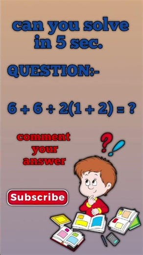 6 + 6 ÷ 2(1 + 2) = ? 🤯 Most People Get This Wrong! | Order of Operations Trick