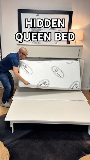 Hidden Queen Cabinet Bed That Opens in Seconds