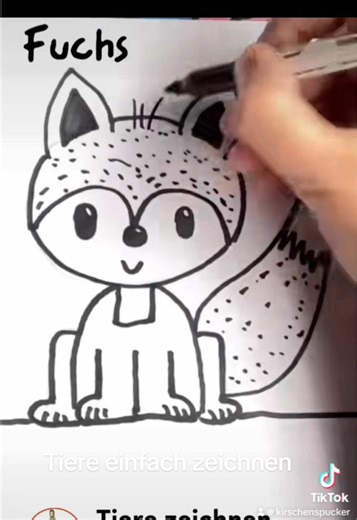 #fuchs #zeichnen #tiere #zeichentutorial #bellapoarch