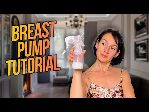 Breast Pump Tutorial [ 4K ] How to Use a Manual & Double Breastfeeding Pump Safely with Mellany
