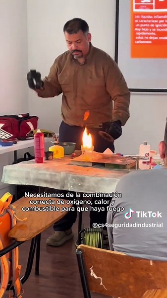 Aplicación del triángulo del fuego en seguridad industrial