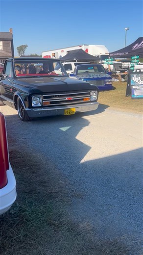 Super clean C10 from C10 Fall Revival #chevytrucks #baggedtrucks #c10 | Eric Czap