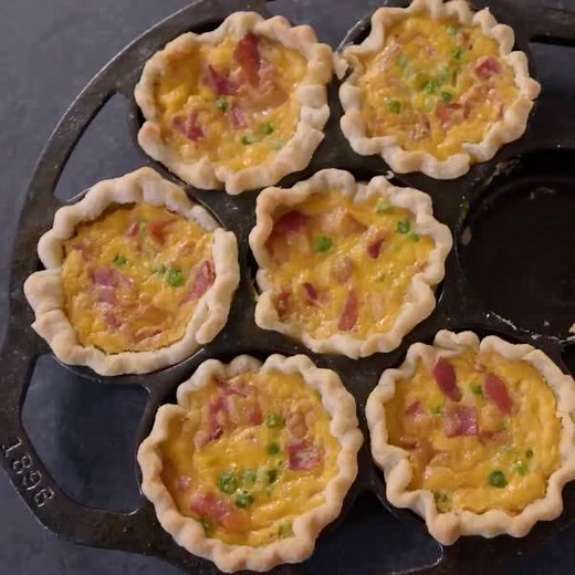 395K views · 2.7K reactions | Mini Quiches NEED to be a part of your brunch game!  Get Molly Yeh's recipe: https://foodtv.com/3N5JkGF | Food Network | Facebook
