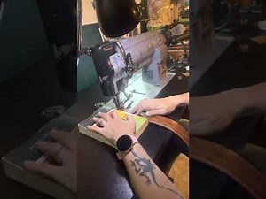 Sewing a belt with my Singer 211g155