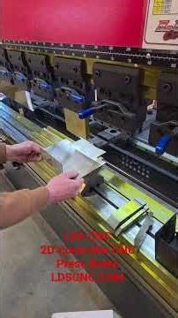 10ft 200ton 2D Controller Press Brake LDSCNC.COM