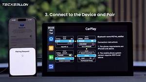 9.0'' Wireless Carplay Screen for Car with 4K Dash Cam & 1080P Backup Camera, Touchscreen Car Stereo with Carplay & Android Auto, GPS Navigation, Mirror Link, Voice Control