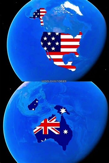 Evolution Of United States America & Australia In 500 Years #maps #history #historymap