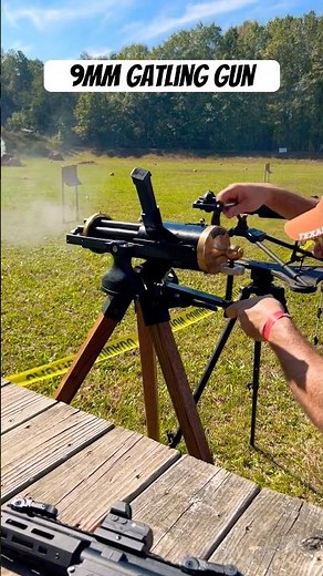 9mm Gatling Gun! It takes Glock Mags